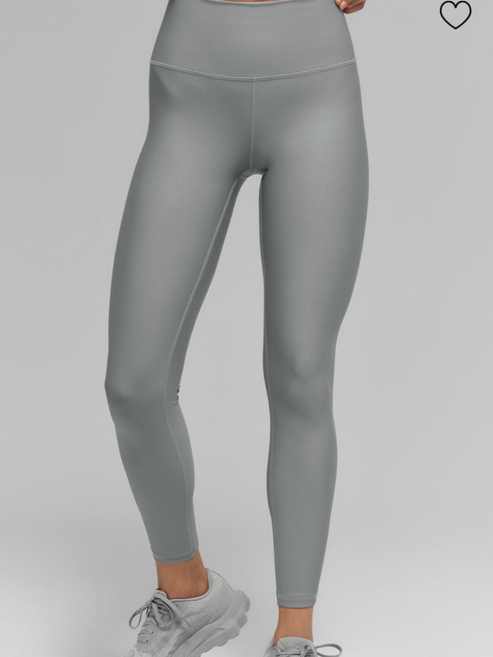 Alo 7/8 High-Waist Airlift Leggings in gray